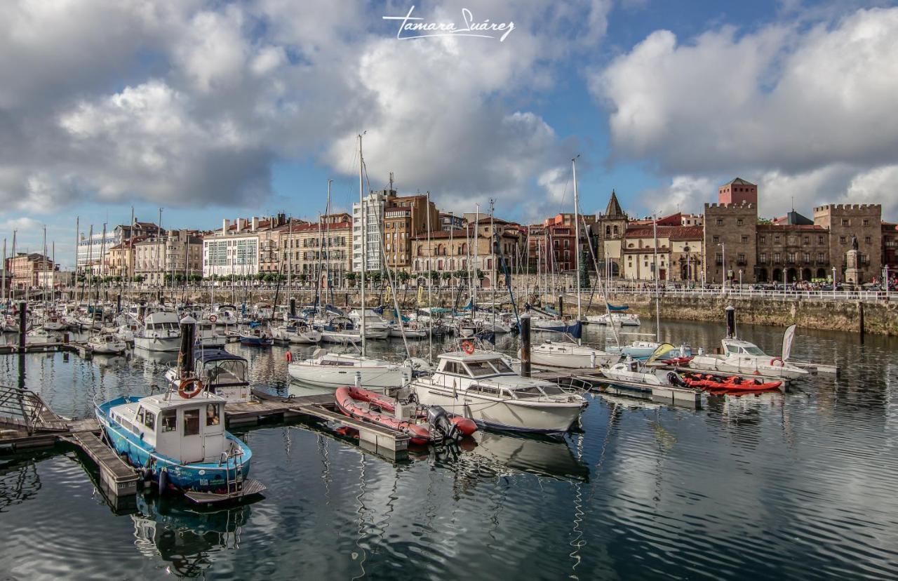 Duplex 21, Alojamiento Cerca De La Playa Con Wifi Gijón Buitenkant foto